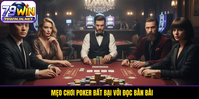 Mẹo chơi Poker bất bại với đọc bàn bài