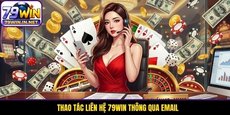 Thao tác liên hệ 79WIN thông qua email Thao tác liên hệ 79WIN thông qua email